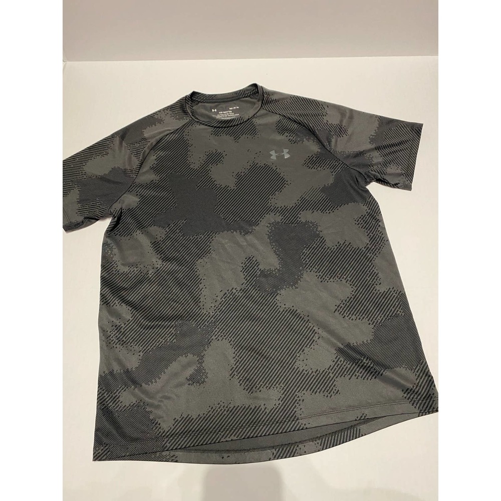 Under Armour Mens T-Shirt Threadborne HeatGear & Graphic - Size M L